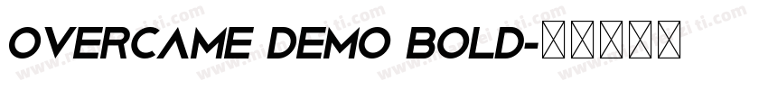 Overcame Demo Bold字体转换